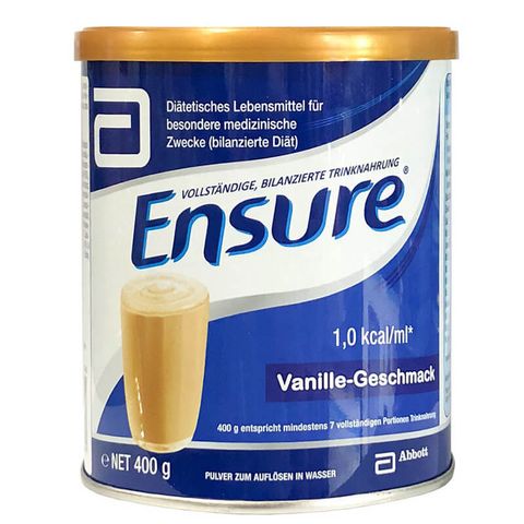 Sữa Bột Dinh Dưỡng Ensure Đức 400g - Bổ Sung Năng Lượng, Tăng Cường Miễn Dịch Cho Trẻ Em & Người Cao Tuổi, Hương Vị Vani Thơm Ngon