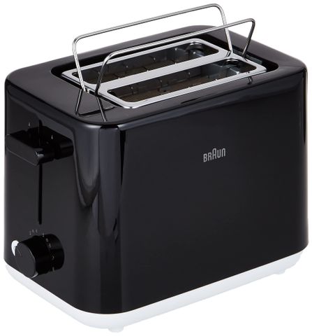 Máy Nướng Bánh Mì Braun HT1010BK - Công Suất 900W, 8 Mức Nướng, Thiết Kế Đức, Đảm Bảo Nướng Vàng Đều, An Toàn Thực Phẩm