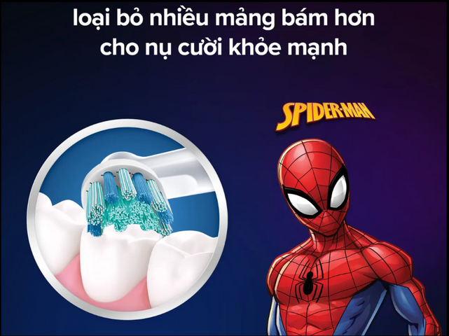 Bàn Chải Điện Đánh Răng Tự Động Oral B - Bé Trai