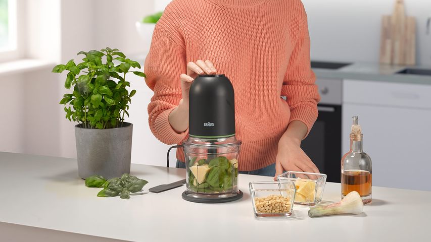 Máy Xay Thịt Đa Năng Braun CH3011BK - Công Suất 500W, Dung Tích 500ml, Công Nghệ Quadblade Tiên Tiến, An Toàn Thực Phẩm