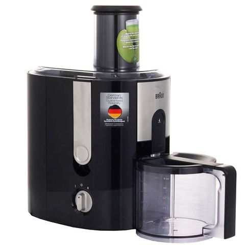 Máy Ép Trái Cây Braun J500 - Công Suất 900W, Thép Không Gỉ, Dung Tích 1,25L, Thiết Kế Hiện Đại Cho Gia Đình Thưởng Thức Nước Ép Tươi Sống