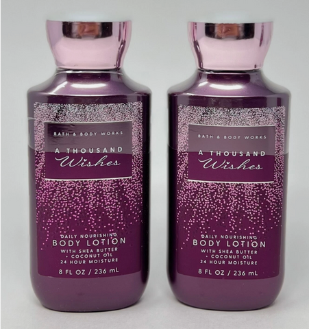 Dưỡng Thể Bath & Body Works 236ml A Thousand Wishes - Sữa Dưỡng Trắng Da, Hương Thơm Dịu Nhẹ, Cảm Giác Mềm Mại