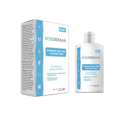 Sữa Rửa Mặt Và Tắm Kosderma Skin Care Cleansing Milk Làm Sạch Da Dầu Mụn Trứng Cá, Nang Lông - 150ml