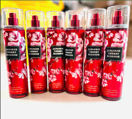 Xịt Thơm Bath & Body Works Splash Hoa Anh Đào Nhật Bản 236ml - Hương Dịu Mát, Tươi Mới Cho Mùa Hè