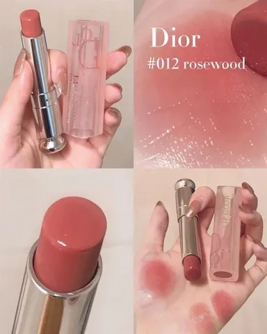Son Dior 012 Addict Lip Glow Màu Rosewood - Son Dưỡng Môi Sang Trọng, Tươi Tắn, Phù Hợp Với Mọi Phong Cách Trang Điểm
