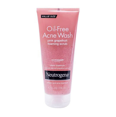 Sữa rửa mặt ngừa mụn từ bưởi hồng Neutrogena Oil-Free Acne Wash 198ml