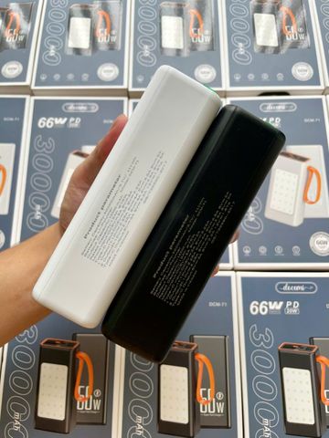 Sạc Dự Phòng Docomi 30000mAh Sạc Nhanh 66W – Thiết Kế Hiện Đại, Dung Lượng Lớn, Phù Hợp Chuyến Đi và Du Lịch