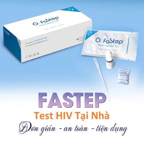 Bộ test xét nghiệm HIV Fastep của MỸ - Độ chính xác cao, dễ thực hiện