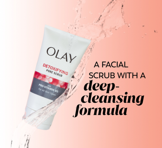 Sữa Rửa Mặt Olay Regenerist 150ml - Detoxifying Pore Scrub Hỗ Trợ Làm Sạch Sâu, Ngăn Ngừa Mụn, Phù Hợp Với Da Dầu và Hỗn Hợp