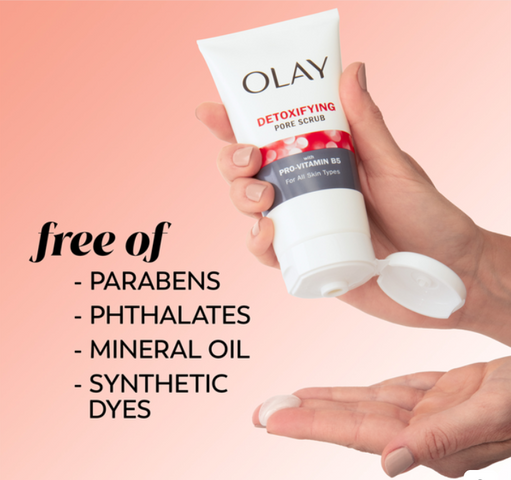 Sữa Rửa Mặt Olay Regenerist 150ml - Detoxifying Pore Scrub Hỗ Trợ Làm Sạch Sâu, Ngăn Ngừa Mụn, Phù Hợp Với Da Dầu và Hỗn Hợp