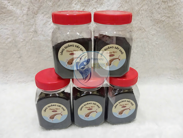 Lăng Quăng Sấy Khô Dinh Dưỡng Cho Cá Cảnh (Hủ 50g) - Thức Ăn Tự Nhiên, Giúp Cá Đá Lên Màu Sắc Khỏe Mạnh