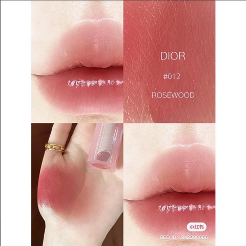 Son Dior 012 Addict Lip Glow Màu Rosewood - Son Dưỡng Môi Sang Trọng, Tươi Tắn, Phù Hợp Với Mọi Phong Cách Trang Điểm