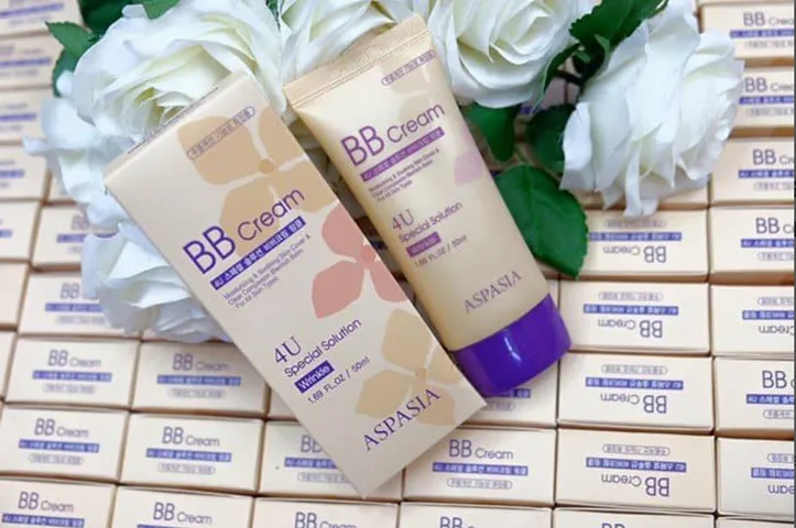 Kem Nền Chống Nhăn Aspasia BB Cream 4U - Giải Pháp Đánh Chống Lão Hóa, Cấp Ẩm, Làn Da Hoàn Hảo Từ Hàn Quốc