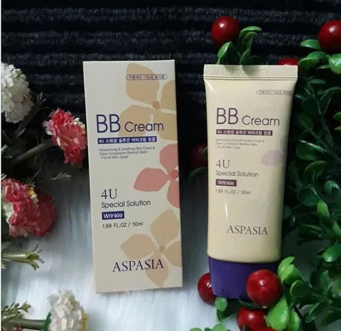 Kem Nền Chống Nhăn Aspasia BB Cream 4U - Giải Pháp Đánh Chống Lão Hóa, Cấp Ẩm, Làn Da Hoàn Hảo Từ Hàn Quốc