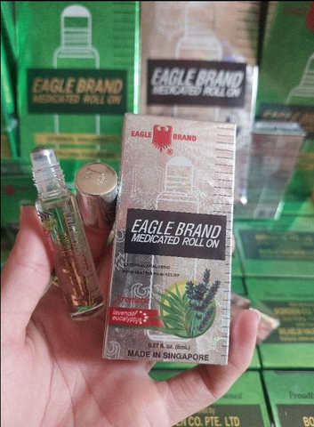 Dầu lăn Trắng Mỹ Eagle Brand 8ml - Dầu xoa bóp giảm đau, thư giãn cơ thể hiệu quả, phù hợp cho gia đình