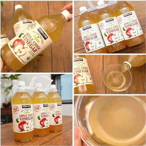 Nước Giấm táo - Apple Cider Vinegar 946ml _ mẫu vàng