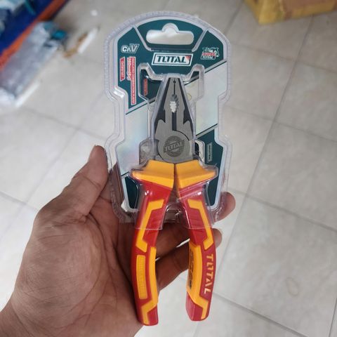 Kìm Răng Cách Điện 1000V Total THTIP2161 - 6 Inch Nhỏ Gọn, An Toàn cho Sửa Chữa Điện Dân Dụng, Thiết Kế Chắc Chắn