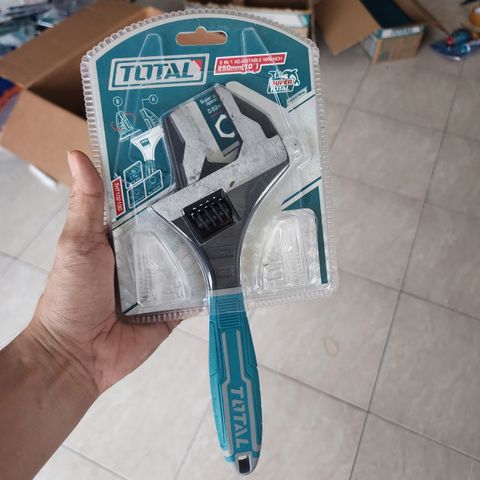 Cờ Lê Điều Chỉnh 2 Trong 1 Total THT10210G 10 Inch - Dụng Cụ Cầm Tay Đa Năng, Thiết Kế Hiện Đại, Thép CRV Chắc Chắn