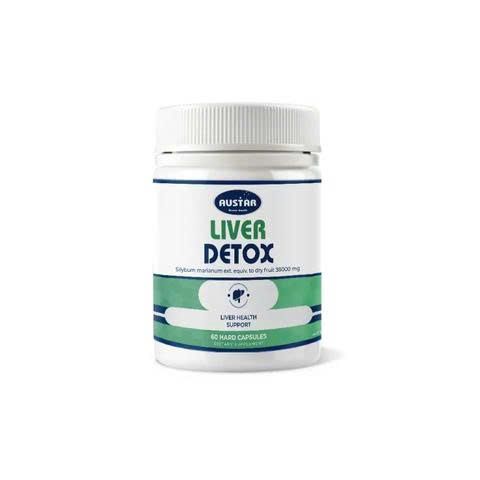 Viên Uống Giải Độc Gan Austar Liver Detox - Hỗ Trợ Sức Khỏe Gan và Thải Độc, 60 Viên, Xuất Xứ Úc