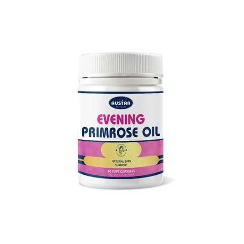 Viên Uống Tinh Dầu Hoa Anh Thảo Austar Evening Primrose Oil 1000mg - Hỗ Trợ Cân Bằng Nội Tiết Tố và Làm Đẹp Da (60 Viên)
