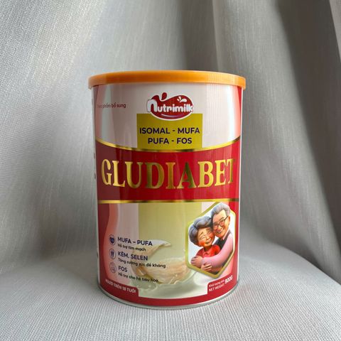 Sữa Bột Nutrimilk Gludiabet 900g - Công Thức Dinh Dưỡng Chuyên Biệt Dành Cho Người Tiểu Đường, Hỗ Trợ Kiểm Soát Đường Huyết, Bổ Sung Vitamin