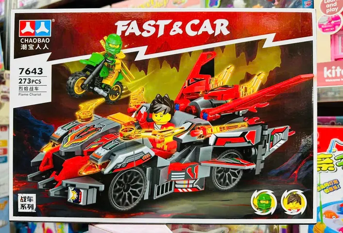 Đồ Chơi Lắp Ráp CHAOBAO 7643 - Bộ Xe Ninja Fast & Car 273 Mảnh - Đồ Chơi Giáo Dục Hấp Dẫn Cho Trẻ Từ 6 Tuổi
