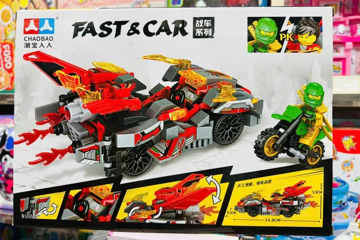 Đồ Chơi Lắp Ráp CHAOBAO 7643 - Bộ Xe Ninja Fast & Car 273 Mảnh - Đồ Chơi Giáo Dục Hấp Dẫn Cho Trẻ Từ 6 Tuổi