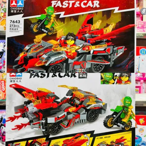 Đồ Chơi Lắp Ráp CHAOBAO 7643 - Bộ Xe Ninja Fast & Car 273 Mảnh - Đồ Chơi Giáo Dục Hấp Dẫn Cho Trẻ Từ 6 Tuổi