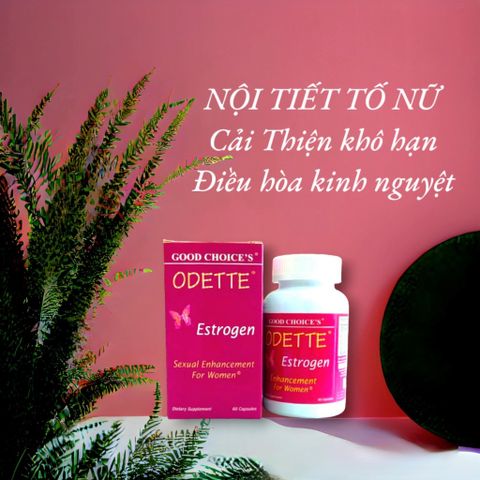 Viên uống Odette estrogen hỗ trợ nội tiết tố,nhập khẩu từ mỹ an toàn, hiệu quả sản phẩm không chứa mầm đậu nành