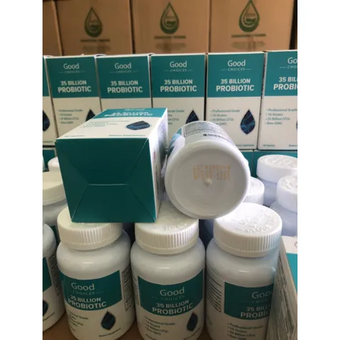 Men vi sinh  Good Choice's 35 tỷ probiotic hỗ trợ thải độc đại tràng, thải độc ruột hộp 60 Viên