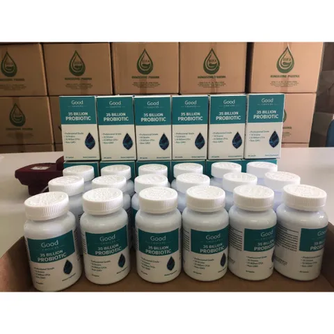 Men vi sinh  Good Choice's 35 tỷ probiotic hỗ trợ thải độc đại tràng, thải độc ruột hộp 60 Viên