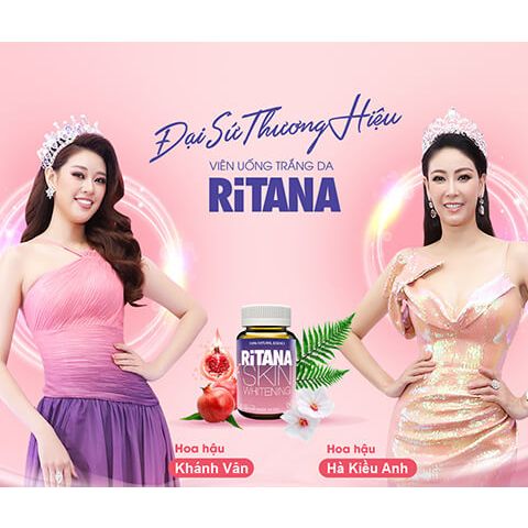 Viên uống RITANA - Trắng da mờ sạm nám với L-Glutathion hộp 60 Viên