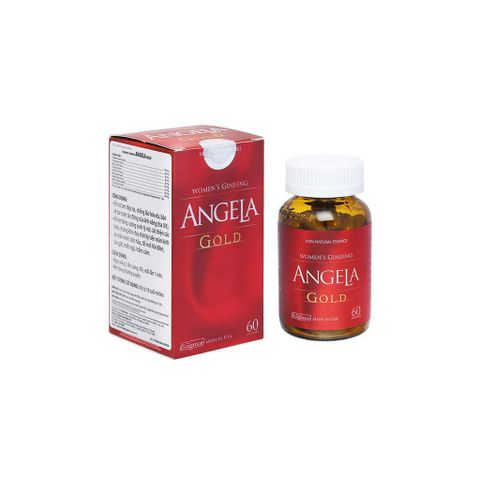 Viên uống Angela gold tăng cường sức khoẻ, sắc đẹp và sinh lý nữ Hộp 60 Viên & 30 Viên