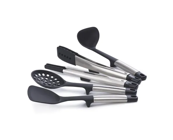 Bộ Dụng Cụ Nấu Ăn Silicone 5 Món Joseph Joseph 10568 Elevate Fusion - Dụng Cụ Chịu Nhiệt, Thiết Kế Tiện Dụng và Vệ Sinh