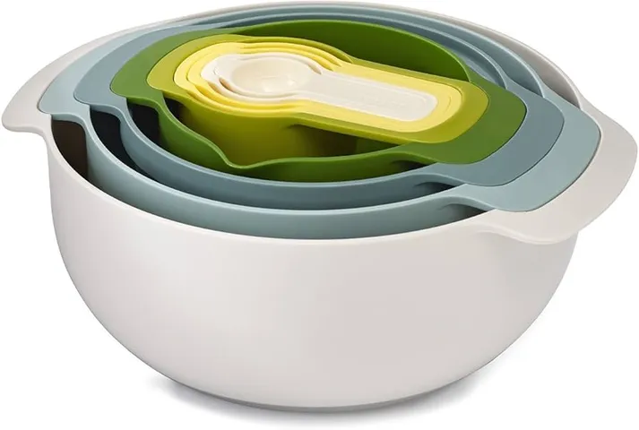 Bộ Set Đong Bát Rổ Joseph Joseph 40085 Nest 9 Plus - Dụng Cụ Nhà Bếp Tiết Kiệm Không Gian, Chất Liệu Bền Bỉ, Thiết Kế Thông Minh