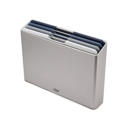 Bộ Thớt Joseph Joseph 60193 Folio Siêu Nhẹ 34 x 24cm - Dụng Cụ Bếp Sang Trọng Không BPA, Đế Chống Trượt, Thiết Kế Tối Giản