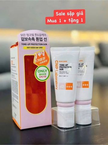 Set Kem Chống Nắng CNP Tone Up ( 2 tuýt 50*50)
