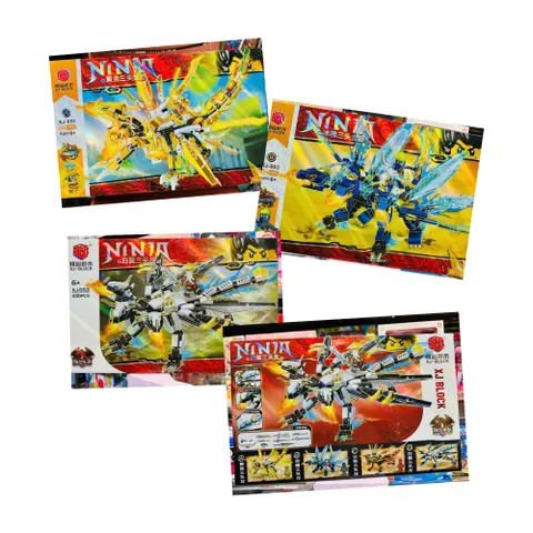 Bộ lắp ráp Ninja Rồng XJ Block 3 loại 853A 853B 853D - Đồ chơi Lego sáng tạo, giáo dục cho trẻ em từ 6 tuổi trở lên