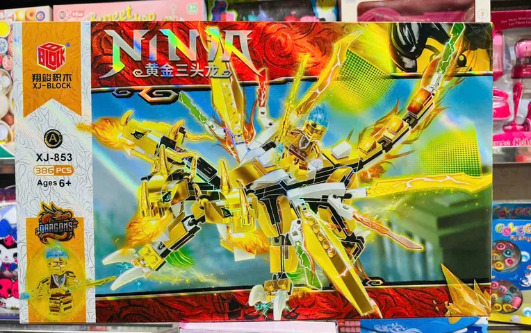 Bộ lắp ráp Ninja Rồng XJ Block 3 loại 853A 853B 853D - Đồ chơi Lego sáng tạo, giáo dục cho trẻ em từ 6 tuổi trở lên