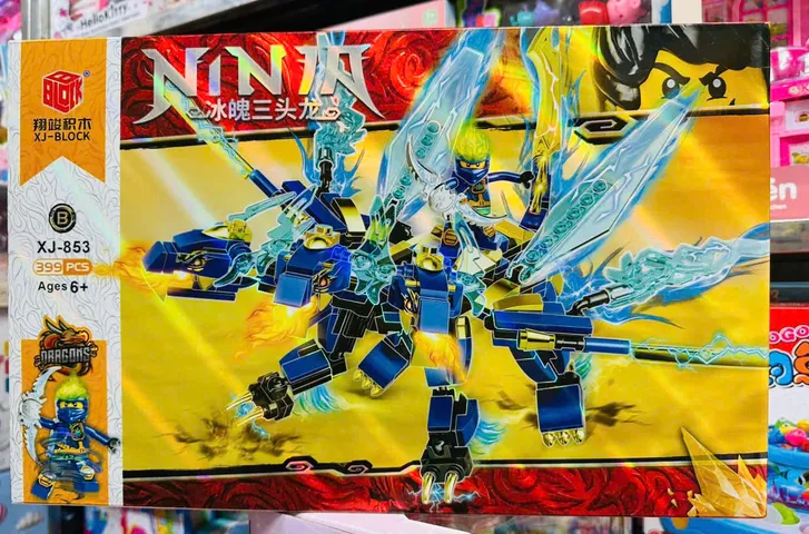 Bộ lắp ráp Ninja Rồng XJ Block 3 loại 853A 853B 853D - Đồ chơi Lego sáng tạo, giáo dục cho trẻ em từ 6 tuổi trở lên