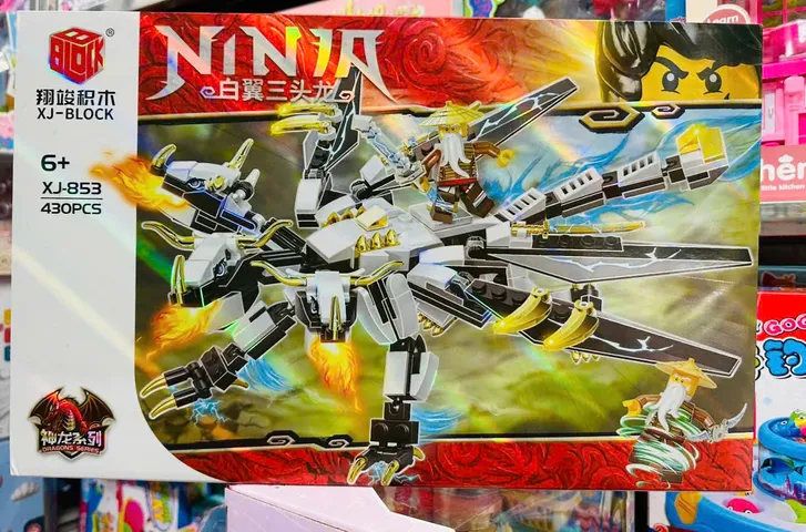 Bộ lắp ráp Ninja Rồng XJ Block 3 loại 853A 853B 853D - Đồ chơi Lego sáng tạo, giáo dục cho trẻ em từ 6 tuổi trở lên