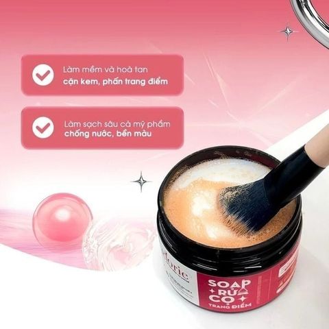 Xà Phòng Rửa Cọ Trang Điểm Glorie 130g - Giúp Làm Sạch Cọ Hiệu Quả, Giữ Độ Mềm Mại và An Toàn Cho Da