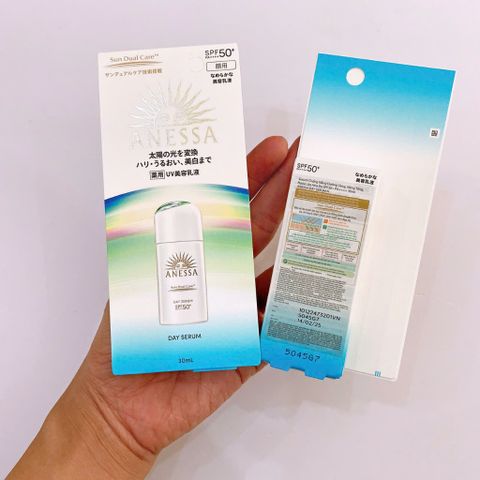 Serum Chống Nắng Anessa SPF50+ PA++++ Dưỡng Da Nâng Tông - Kiềm Dầu, Chống Lão Hóa, 30ml