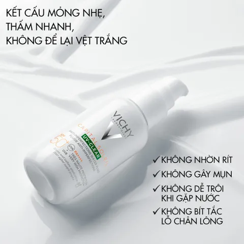 Kem Chống Nắng Vichy UV-Clear Anti-Imperfections Dành Cho Da Dầu Mụn 40ml