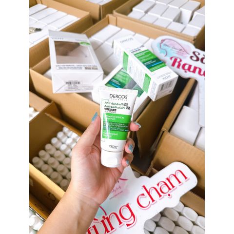 Dầu Gội Vichy Dercos Xanh - Chống Gàu, Ngứa, Giúp Tóc Khỏe Mạnh và Sạch Nhờn - Sản Phẩm Chăm Sóc Tóc Chuyên Sâu