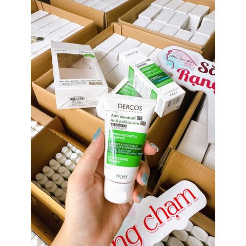Dầu Gội Vichy Dercos Xanh - Chống Gàu, Ngứa, Giúp Tóc Khỏe Mạnh và Sạch Nhờn - Sản Phẩm Chăm Sóc Tóc Chuyên Sâu