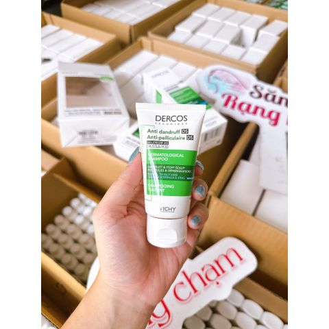 Dầu Gội Vichy Dercos Xanh - Chống Gàu, Ngứa, Giúp Tóc Khỏe Mạnh và Sạch Nhờn - Sản Phẩm Chăm Sóc Tóc Chuyên Sâu