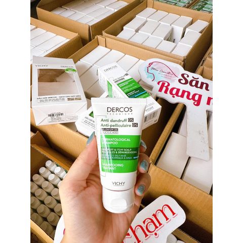 Dầu Gội Vichy Dercos Xanh - Chống Gàu, Ngứa, Giúp Tóc Khỏe Mạnh và Sạch Nhờn - Sản Phẩm Chăm Sóc Tóc Chuyên Sâu