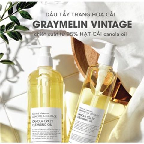 Dầu Tẩy Trang Canola Crazy Cleansing Oil - Chiết Xuất Hoa Cải Ngăn Ngừa Mụn, Làm Sạch Sâu, An Toàn Cho Da