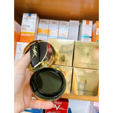 Phấn Nước YSL Le Cushion Encre De Peau Luminous Matte 14g - Trang Điểm Chống Nắng, Độ Che Phủ Tuyệt Đối, Phù Hợp Với Da Dầu